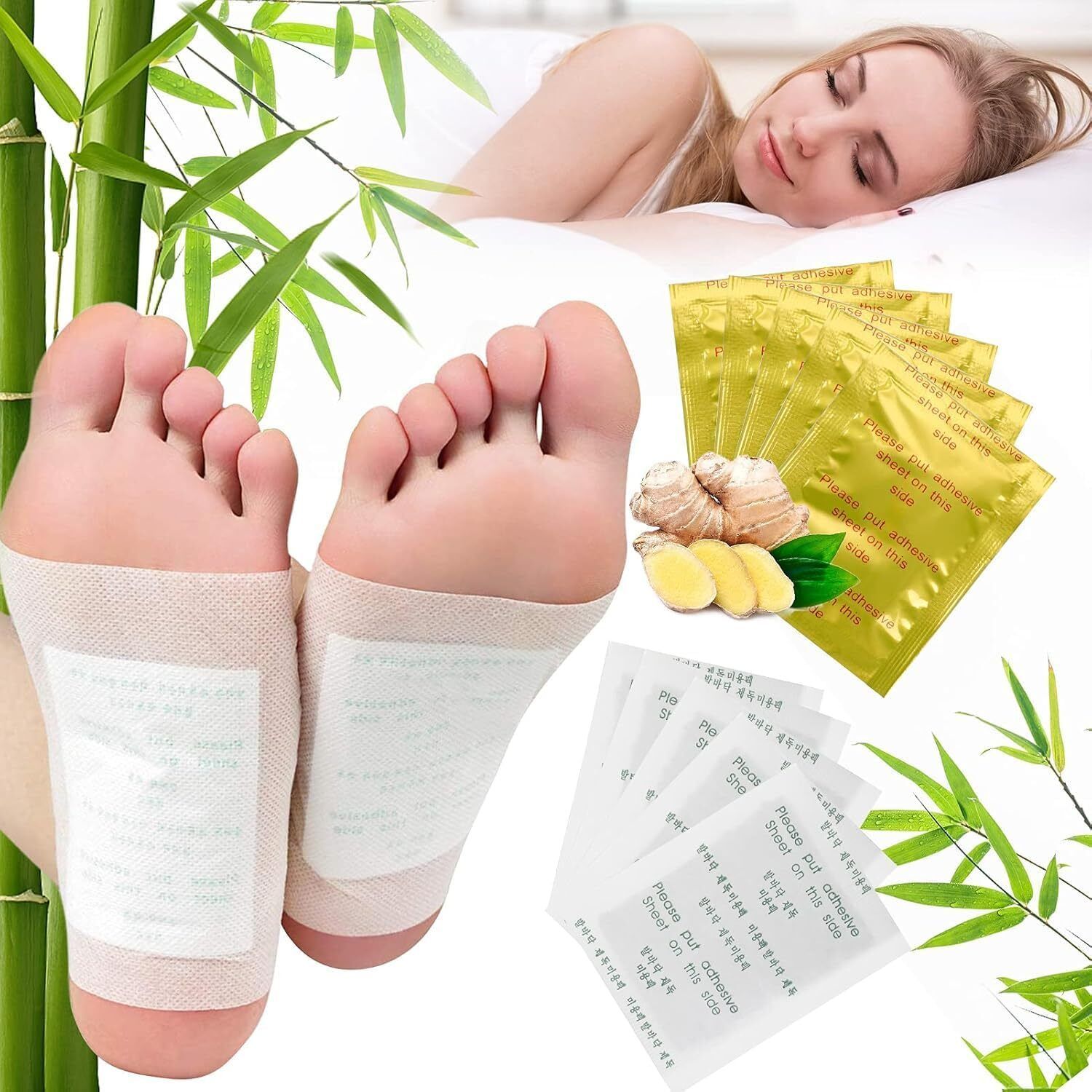 Foot patches Pain Relief Detox patch Cleansing Toxin Remover Foot Pads Foot Pedal Flush