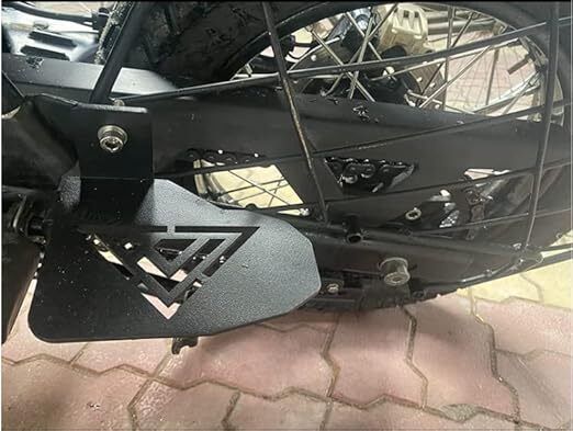 Pillion Wide Step Footrest Himalayan 411cc Left Side Laser Cut Plate Foot Pedal Flush