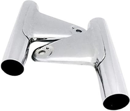 Sacriti Chrome Headlight Stay Kaan Bracket Set for Yamaha RX100 RX135 | Front Mount Foot Rest-image-12