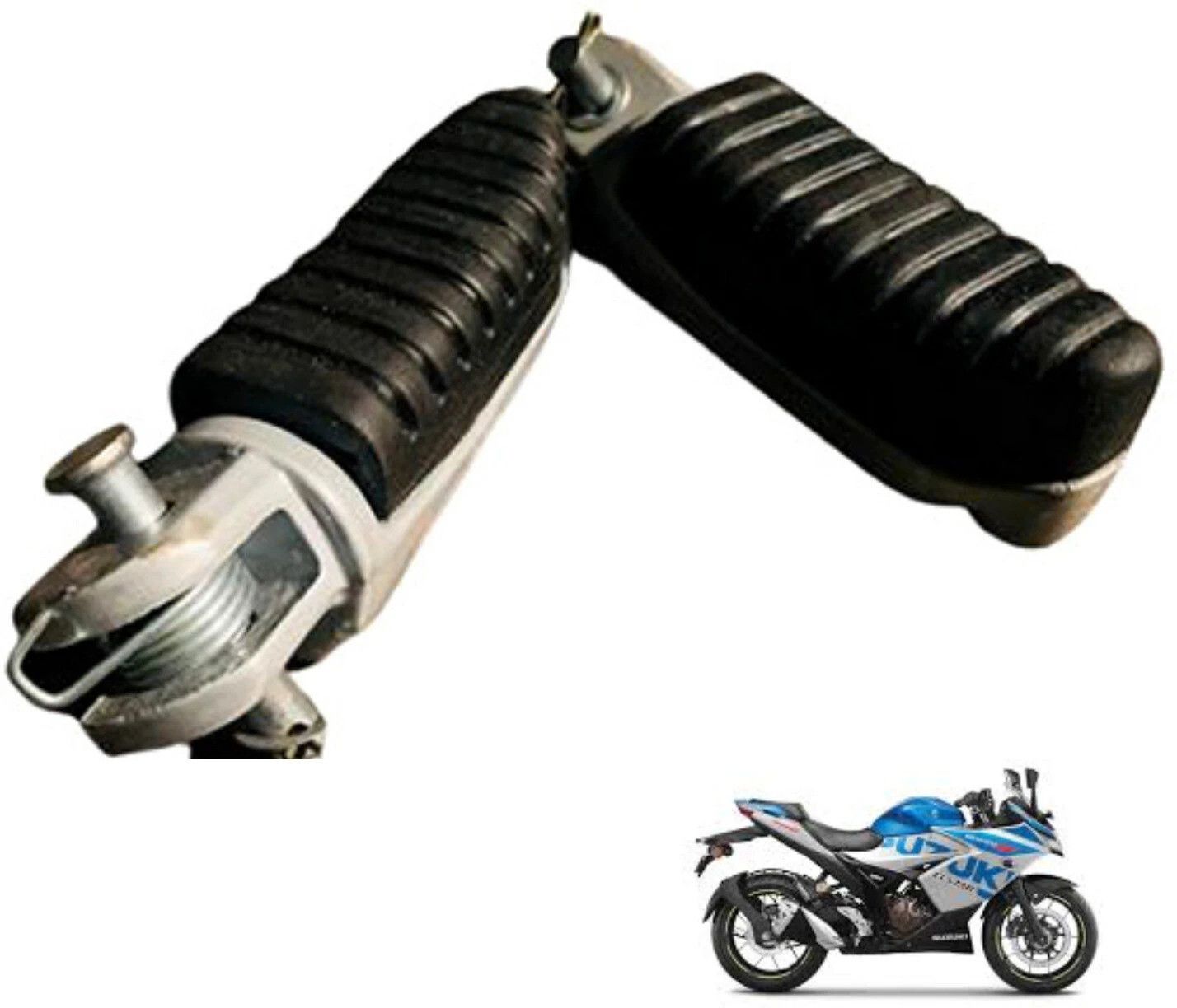 anmol enterprises Footrest Assembly Compatible for Suzuki Gixxer Front-Left Hand/ Front-Right Hand Foot Rest-picture-10