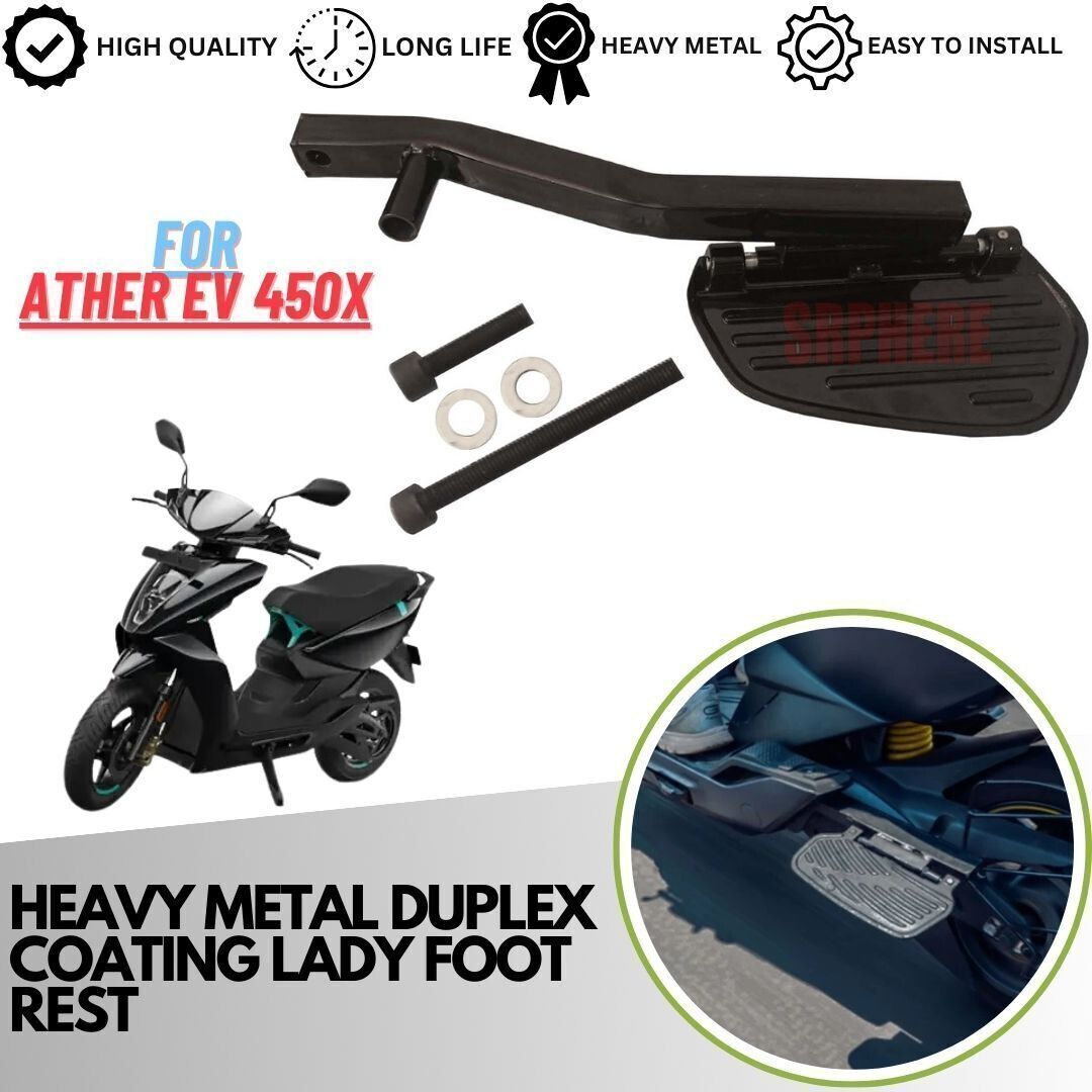 anmol enterprises NEW HEAVY QUALITY FOOTREST ATHER EV 450X Foot Rest-picture-10