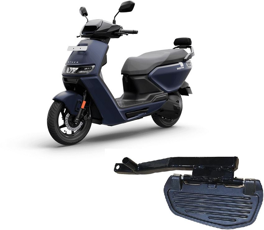 ZYO A-Ather Rizta Footrest Stand (Rear Left) Made Of Heavy Duty Iron Rod Flat Foot Rest-image-4