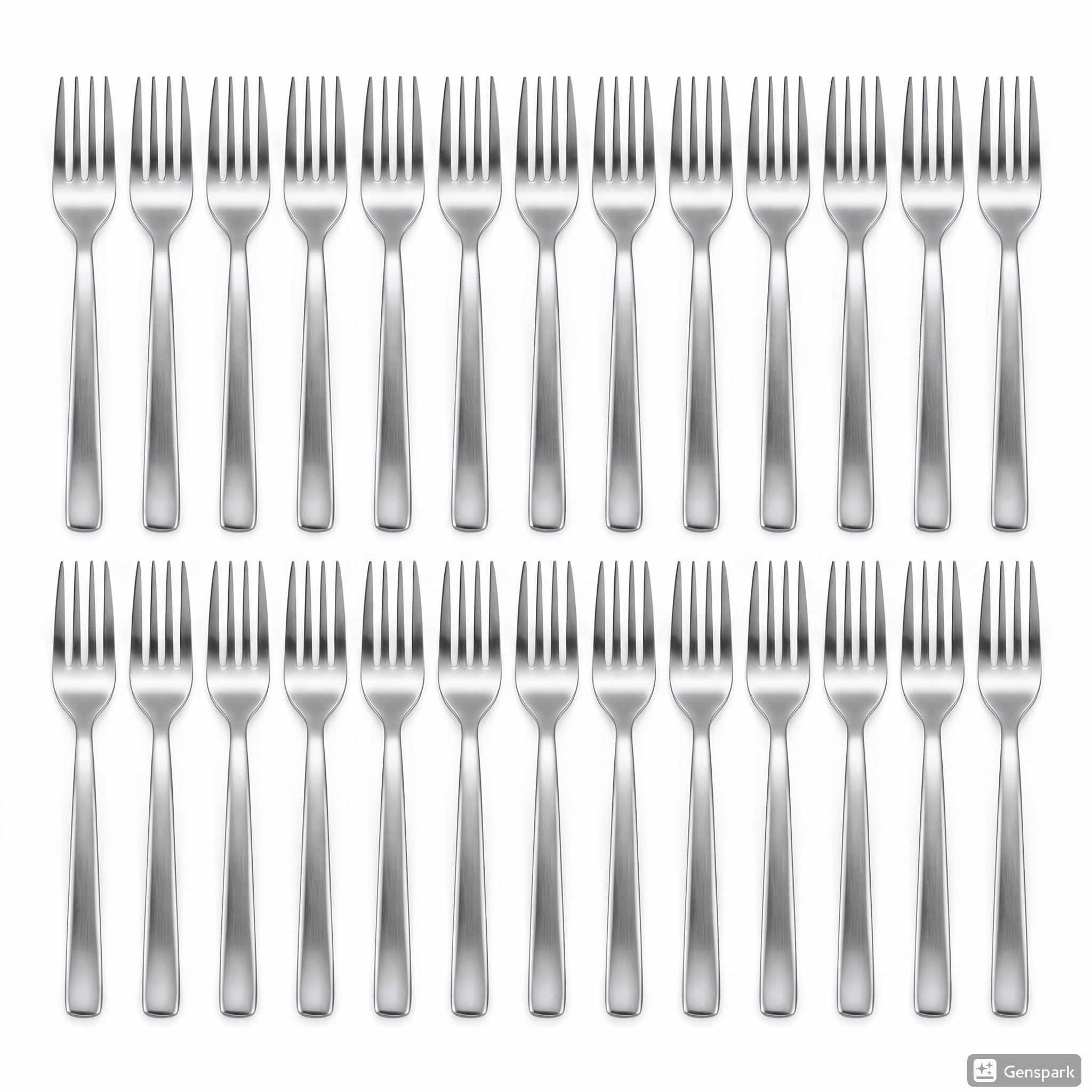 ideal prime Stainless Steel Fork 8" Long Kaata Chammach 24 Pices For Daily Use Stainless Steel Dinner Fork-picture-5