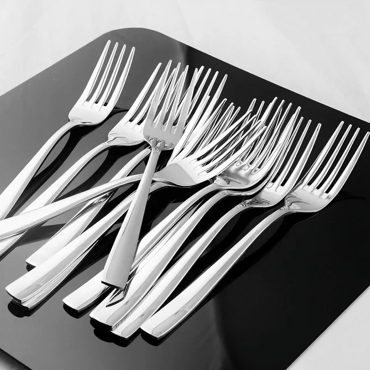 Dining Fork Set | Mirror Finish Rust Resistant Table Forks Stainless Steel Fruit Fork, Salad Fork, Dinner Fork Set-image-18