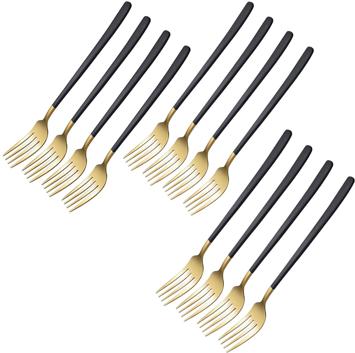 Stainless Steel Dinner Forks Table Forks Set Long Handle Forks for Buffet Forks Stainless Steel Serving Fork Set-image-22