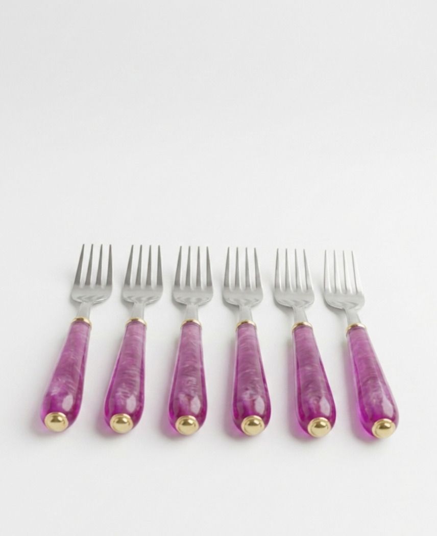 asha enterprises Stainless Steel Baby Fork, Dessert Fork, Dinner Fork, Fruit Fork, Salad Fork-picture-16