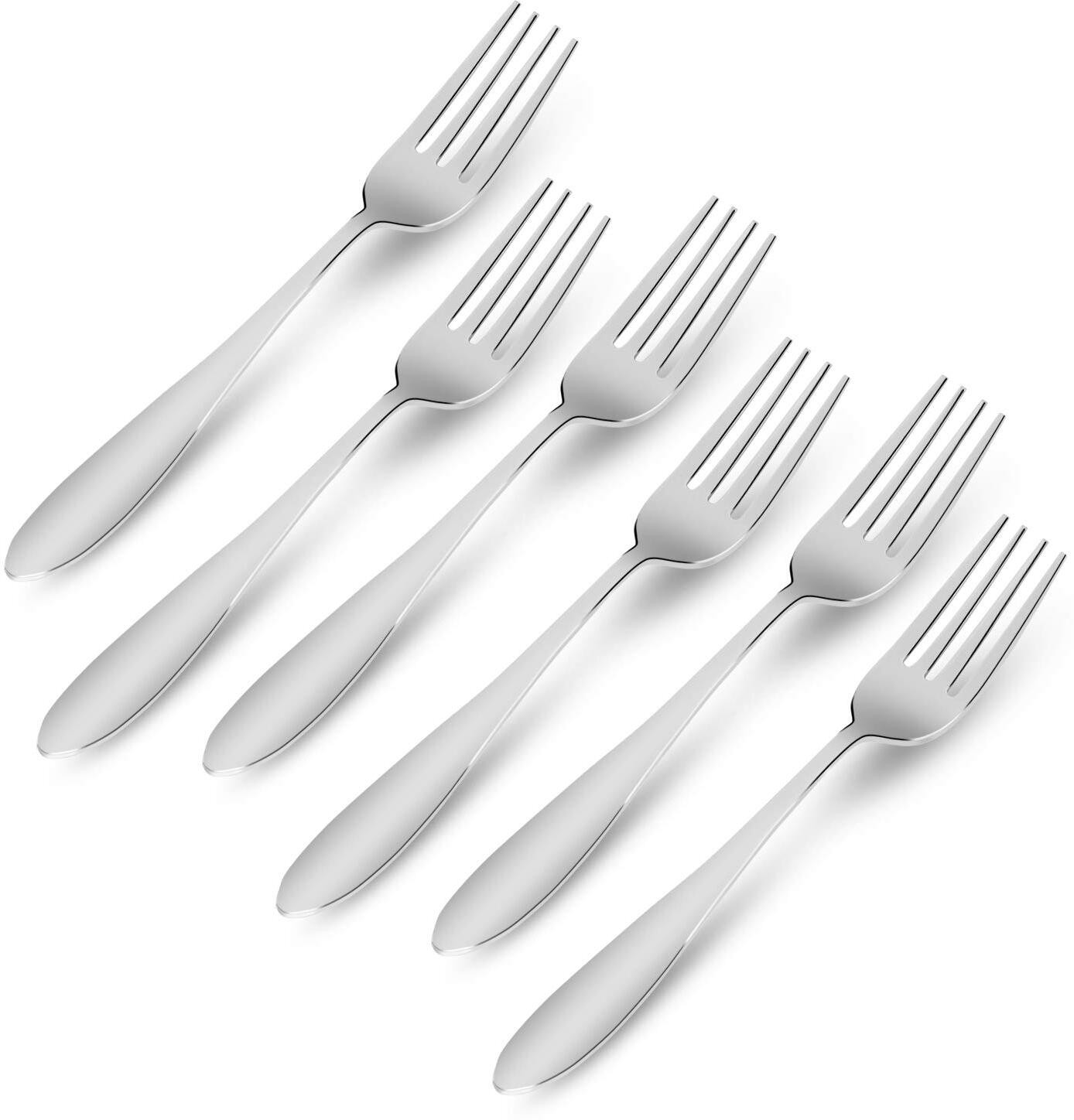 kishco Classic Plain Table Fork 2 MM Stainless Steel Dinner Fork Set image 1