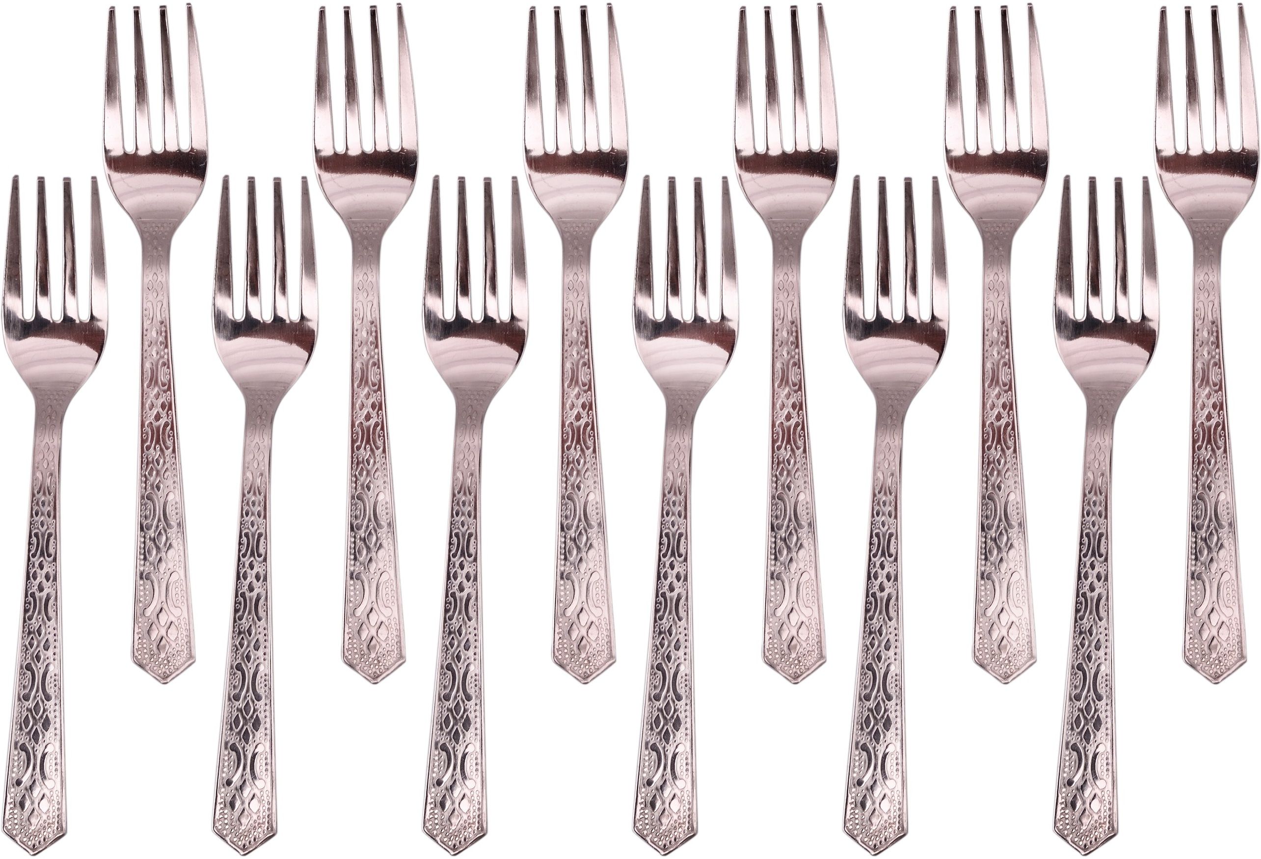 DEV INDUSTRIES Stainless Steel Baby Fork, Dinner Fork, Serving Fork, Fruit Fork, Salad Fork Set-picture-24