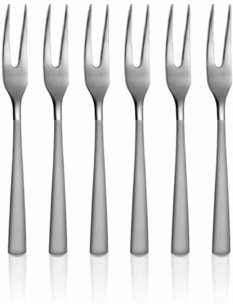 FRUIT FORK 6 PCS Stainless Steel, Steel Fruit Fork, Salad Fork, Baby Fork Set