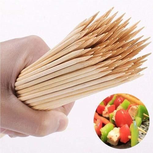 Barbecue skewer sticks Disposable Bamboo Dinner Fork, Salad Fork, Fondue Fork, Fruit Fork Set