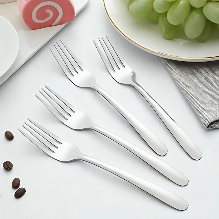 arscart Dinner Fork|Mirror Finish Rust Resistant Table Forks for Dining Stainless Steel Dinner Fork Set-picture-11