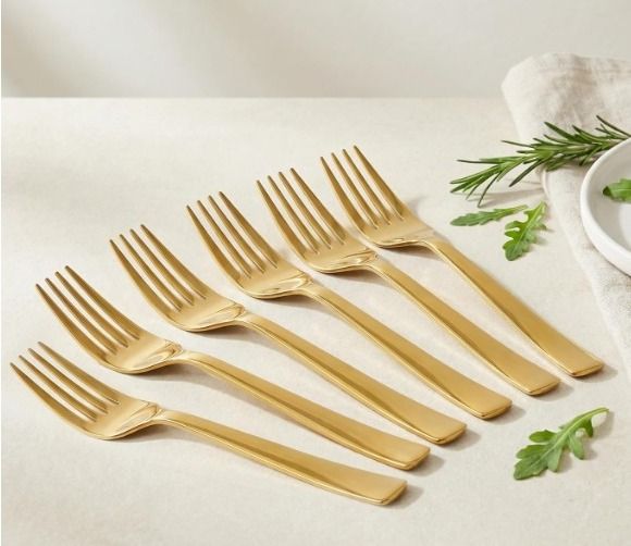 dinezaar Fork Rust-Proof, Durable & Elegant Design Stainless Steel Fruit Fork, Dinner Fork, Salad Fork Set-picture-15