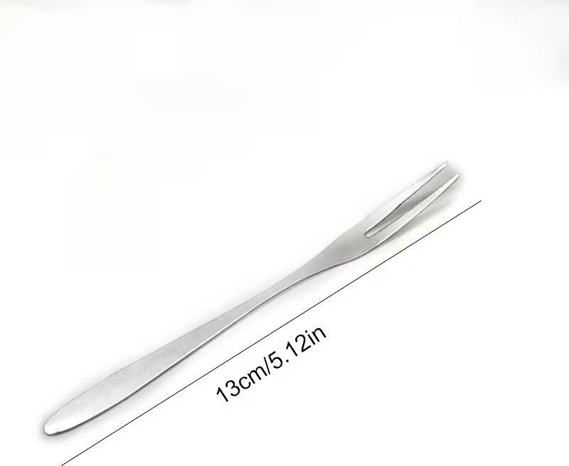 12 fruit fork_f Stainless Steel Serving Fork Set-image-28