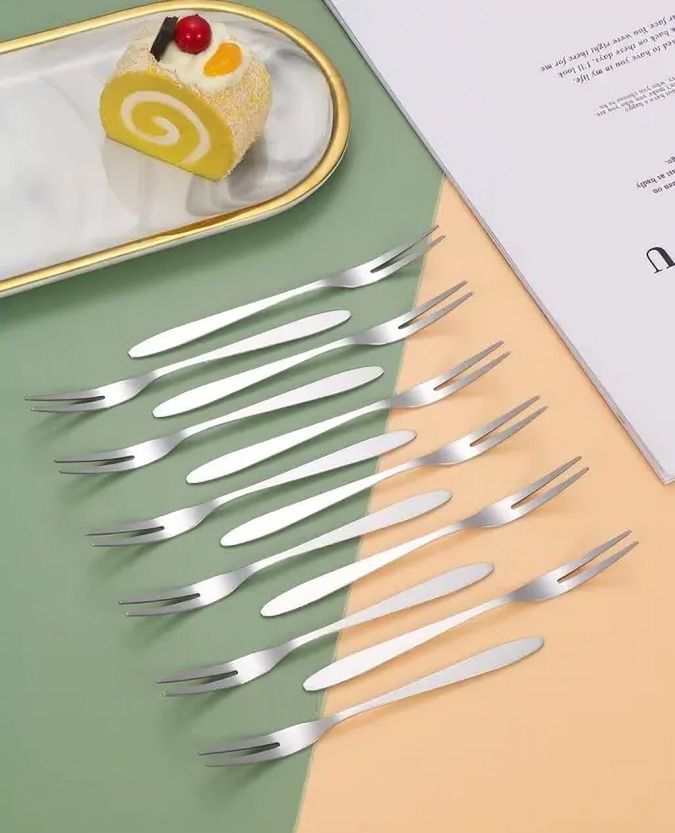 Smooth grade Stainless Steel Fruit Fork Set