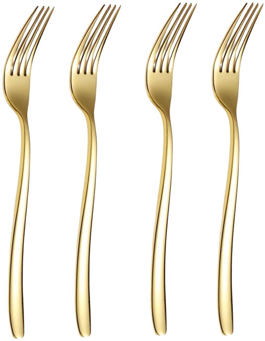 p-plus international Cake Forks, Stainless Steel Set Starter Dessert and Dinner for Home Kitchen Stainless Steel Dinner Fork Set-picture-36