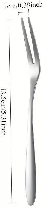 haniza fruite fork! Stainless Steel for Jasmine Fruit Fork,12 Pieces!_f Stainless Steel Serving Fork Set-picture-41