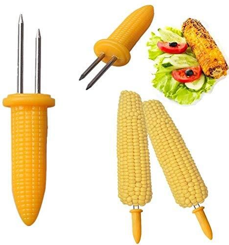 kashtabhan homedics corn holder - corn fork, corn fork set of 1 Disposable Stainless Steel Dessert Fork-picture-28