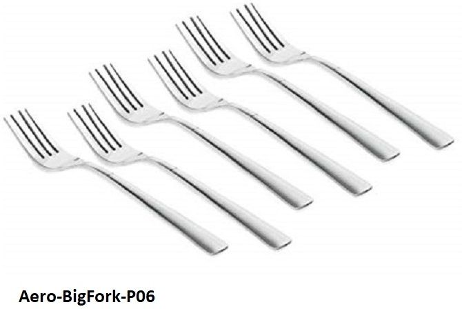 vinod Cutlery Set for Home and Kitchen (7.3 Inch Big Size Fork) Stainless Steel Fruit Fork Set-picture-17