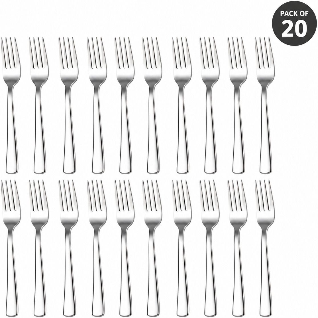 ideal prime 20 Pieces Stainless Steel Dinner 17 cm Long Cutlery Forks Steel Dinner Fork Stainless Steel Dinner Fork Set-picture-13