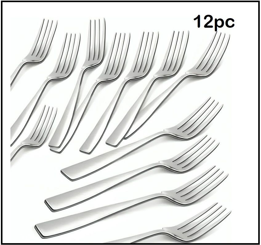 dinezaar Fork Rust-Proof, Durable & Elegant Design Stainless Steel Baby Fork, Fruit Fork Set-picture-46