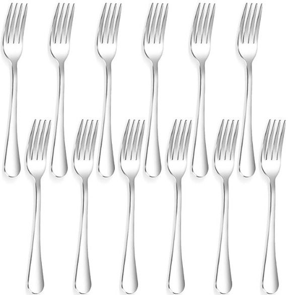 Dinner Fork Set | Rust Resistant Table Forks for Dining, Salad Stainless Steel Serving Fork Set-image-16