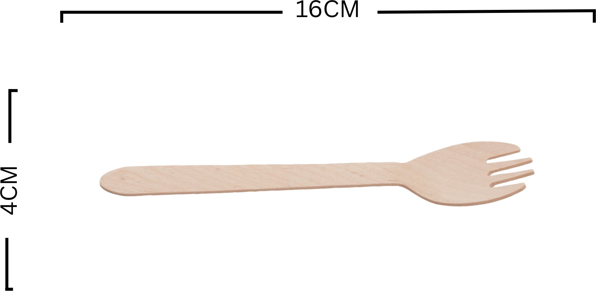 disposalwalaa 16cm Wooden Sporks Disposable Cutlery for Meals & Snacks, Pack of 100 Disposable Wooden Spork Set-picture-41