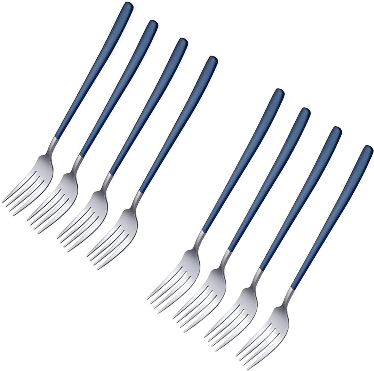 Stainless Steel Dinner Forks Table Forks Set Long Handle Forks for Buffet Forks Disposable Stainless Steel Serving Fork Set-image-21