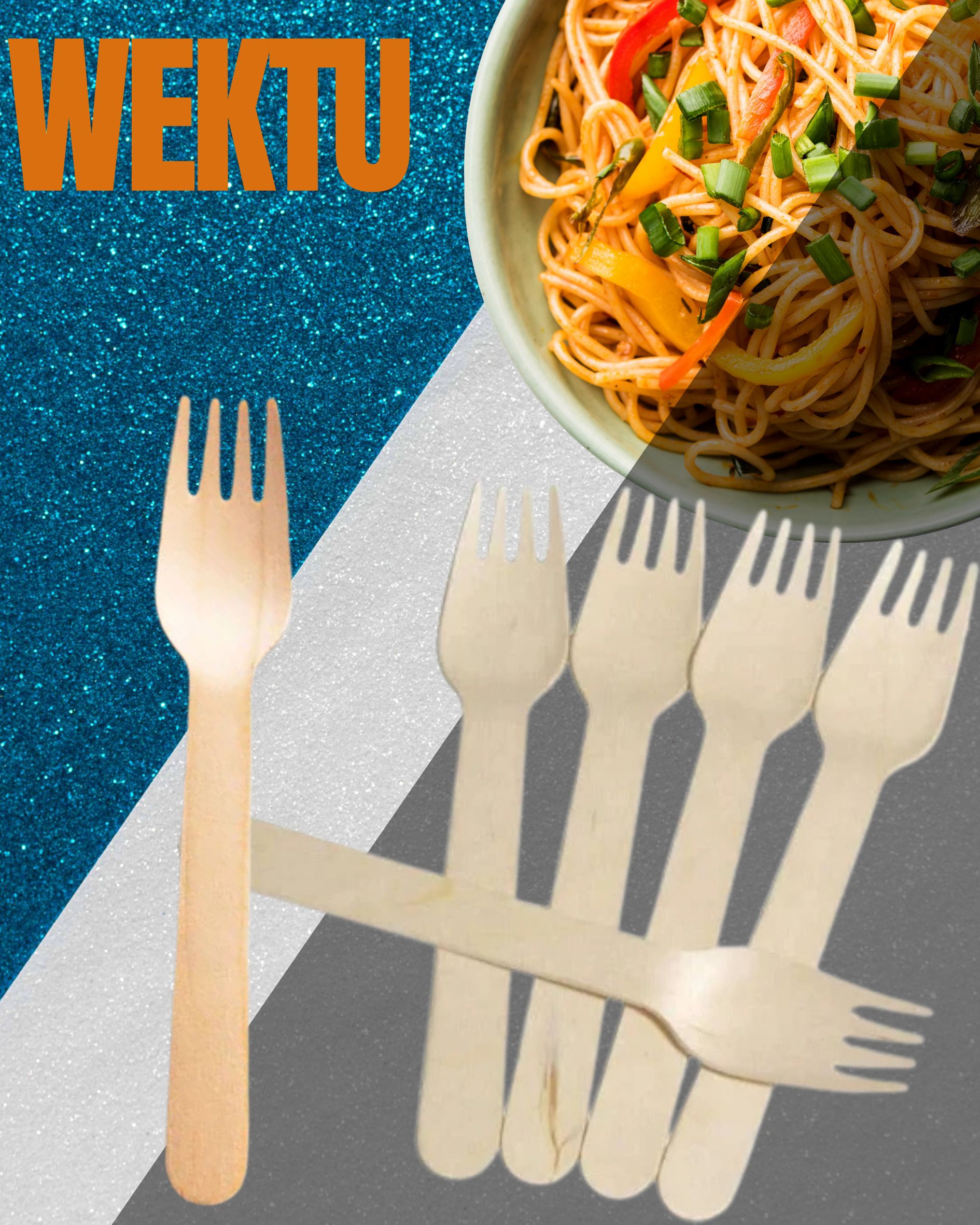 wektu Generic Wooden Fork/Food Grade/Smooth Edge/100PC/32 Disposable Wooden Dinner Fork Set-picture-37