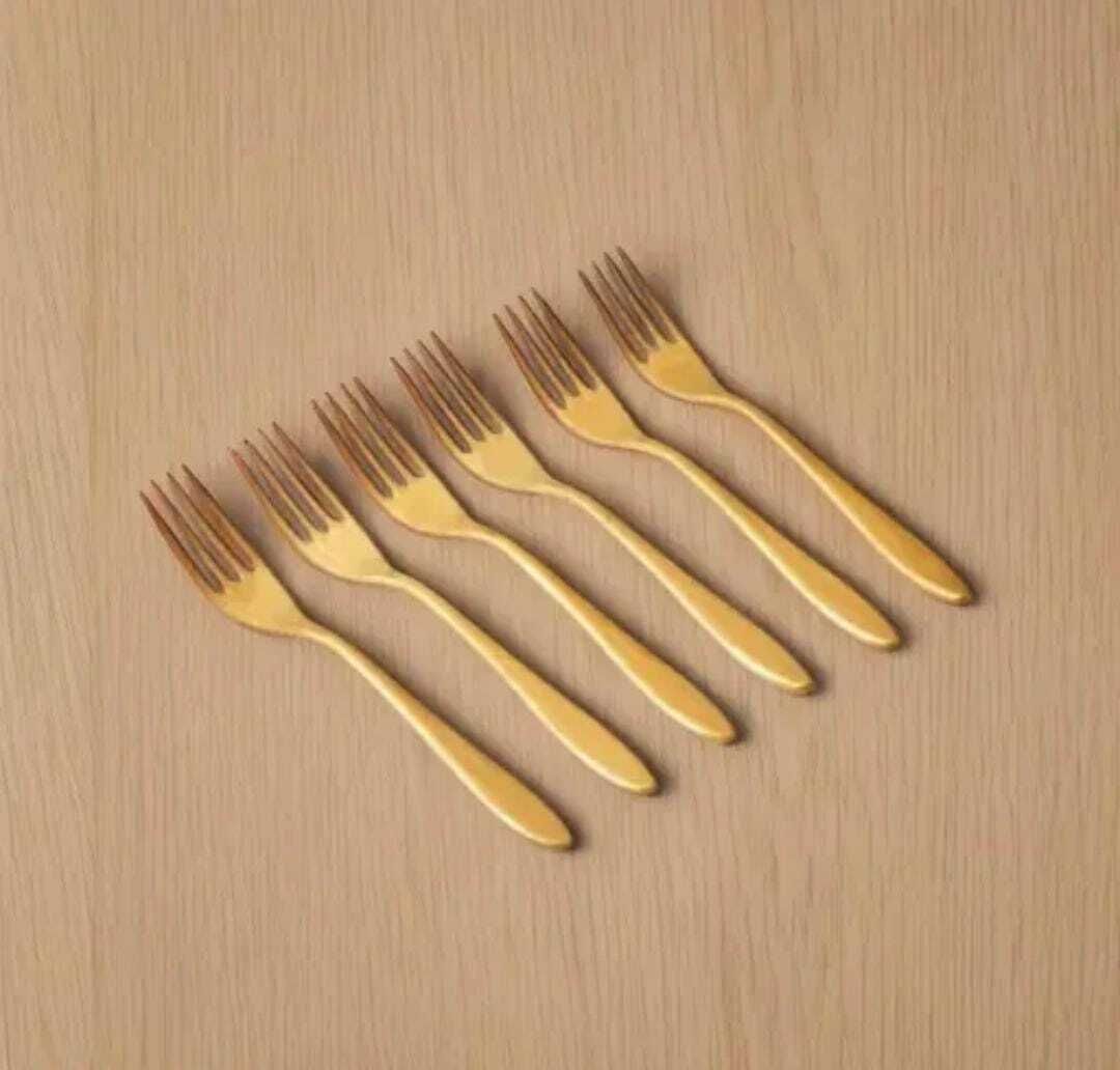 rsshophouse fork6 Stainless Steel Dinner Fork, Fruit Fork, Salad Fork, Dessert Fork Set-picture-46