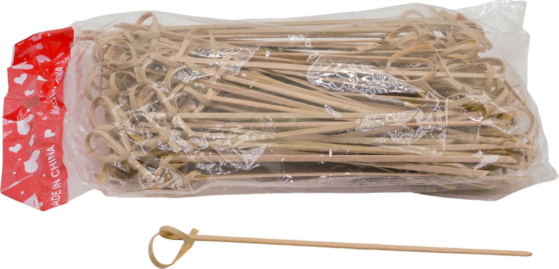 disposalwalaa 6 Inch Wooden Knot Sticks for Crafts, Decorations & DIY Projects, Pack of 100 Disposable Wooden Fruit Fork-picture-14