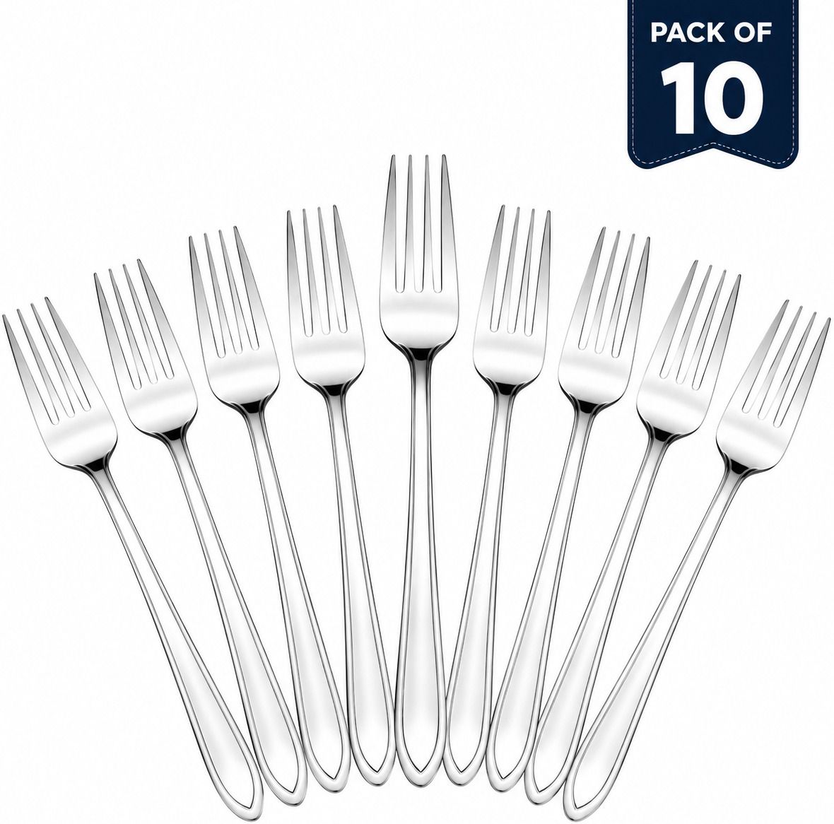 ideal prime Durable Stainless Steel Fork Set Of (10 pieces) 17cm for Kitchen Dining Stainless Steel Dinner Fork Set-picture-8
