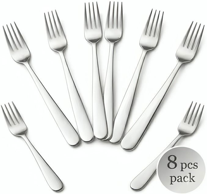 arscart Baby Fork Set – BPA-Free Toddler Training Forks for Self-Feeding, Rounded Tips Stainless Steel Baby Fork Set-picture-16