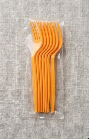 Plastic Disposable Fork Pack of 8 Fruit Cake Dessert Salad Snack Party Cutlery Disposable Plastic Salad Fork, Fruit Fork, Dinner Fork, Baby Fork Set-image-18