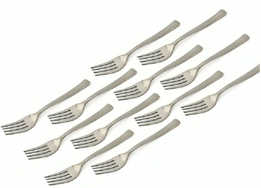 dinezaar Baby Fork Rust-Proof, Durable & Elegant Design Stainless Steel Serving Fork Set-picture-13