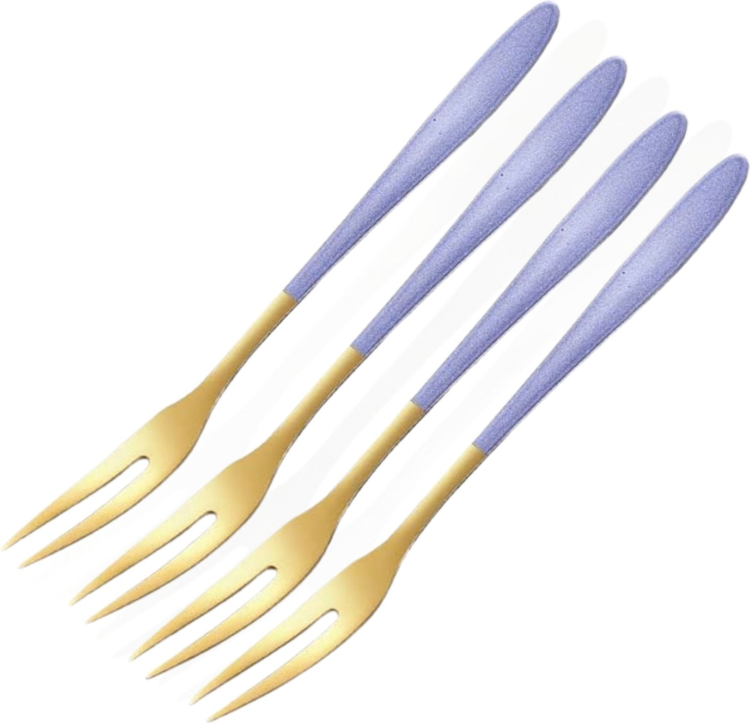 mosfiata Premium Fruit Fork Set Mini Snack Dessert Cheese Appetizer Serving Forks Stainless Steel Fruit Fork Set-picture-48