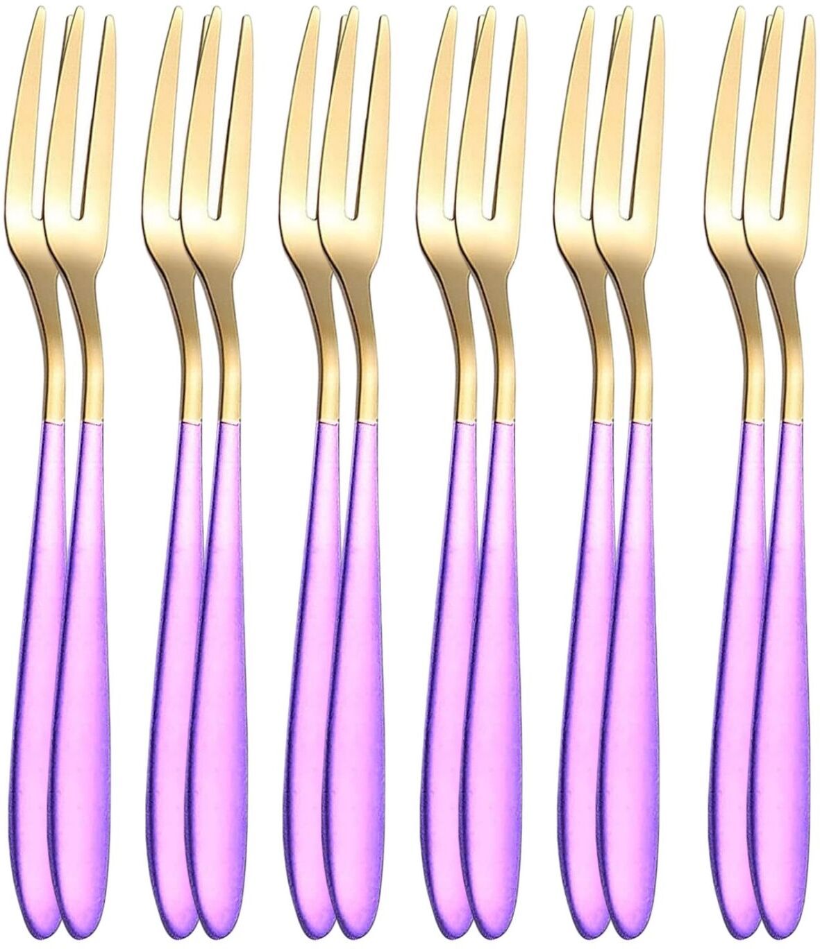 p-plus international Dinner Forks, Stainless Steel Set, Dessert, Salad, Table Fork for Home, Kitchen Stainless Steel Dessert Fork Set-picture-46