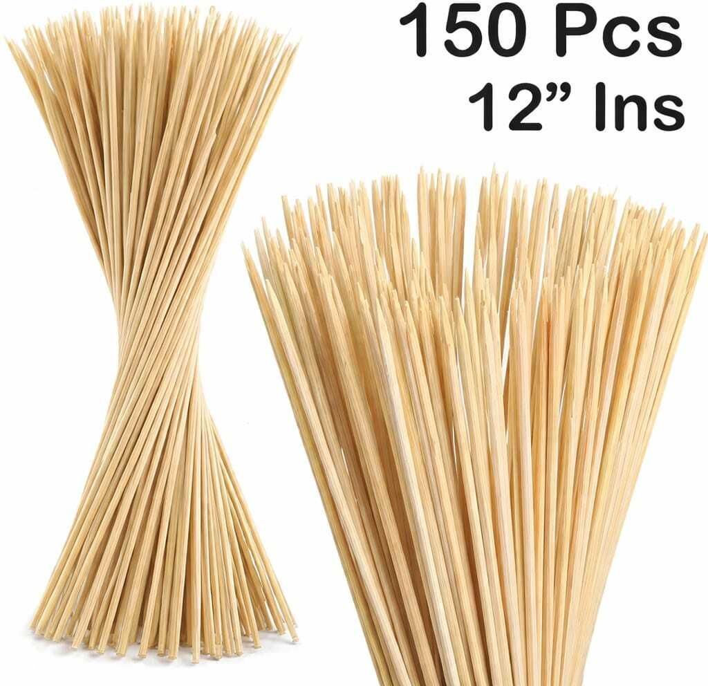 dayal barbecue sticks Disposable Bamboo Dinner Fork, Fondue Fork, Fruit Fork, Salad Fork, Serving Fork, Spork Set-picture-13