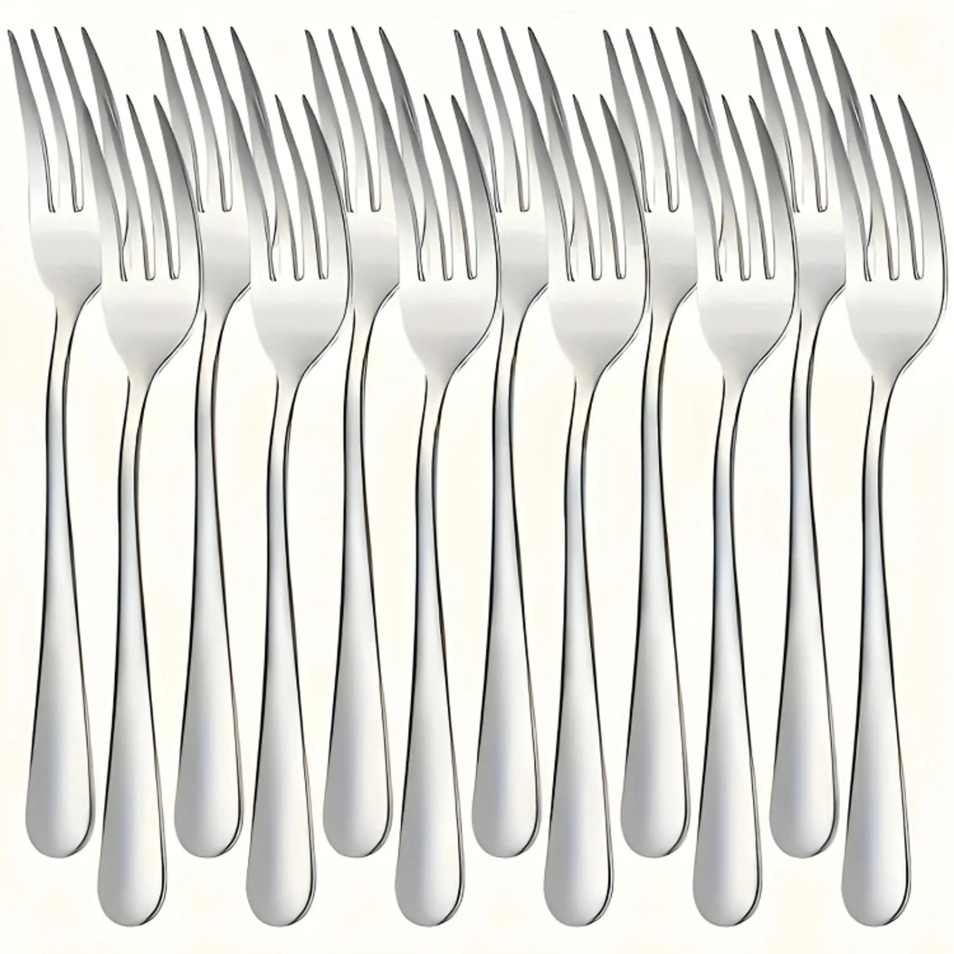 Premium Stainless Steel Fork Spoon T338 Stainless Steel Serving Fork Set-image-9