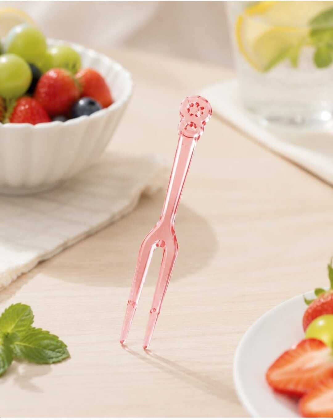 Plastic Fruit Fork, Salad Fork, Dessert Fork-image-43