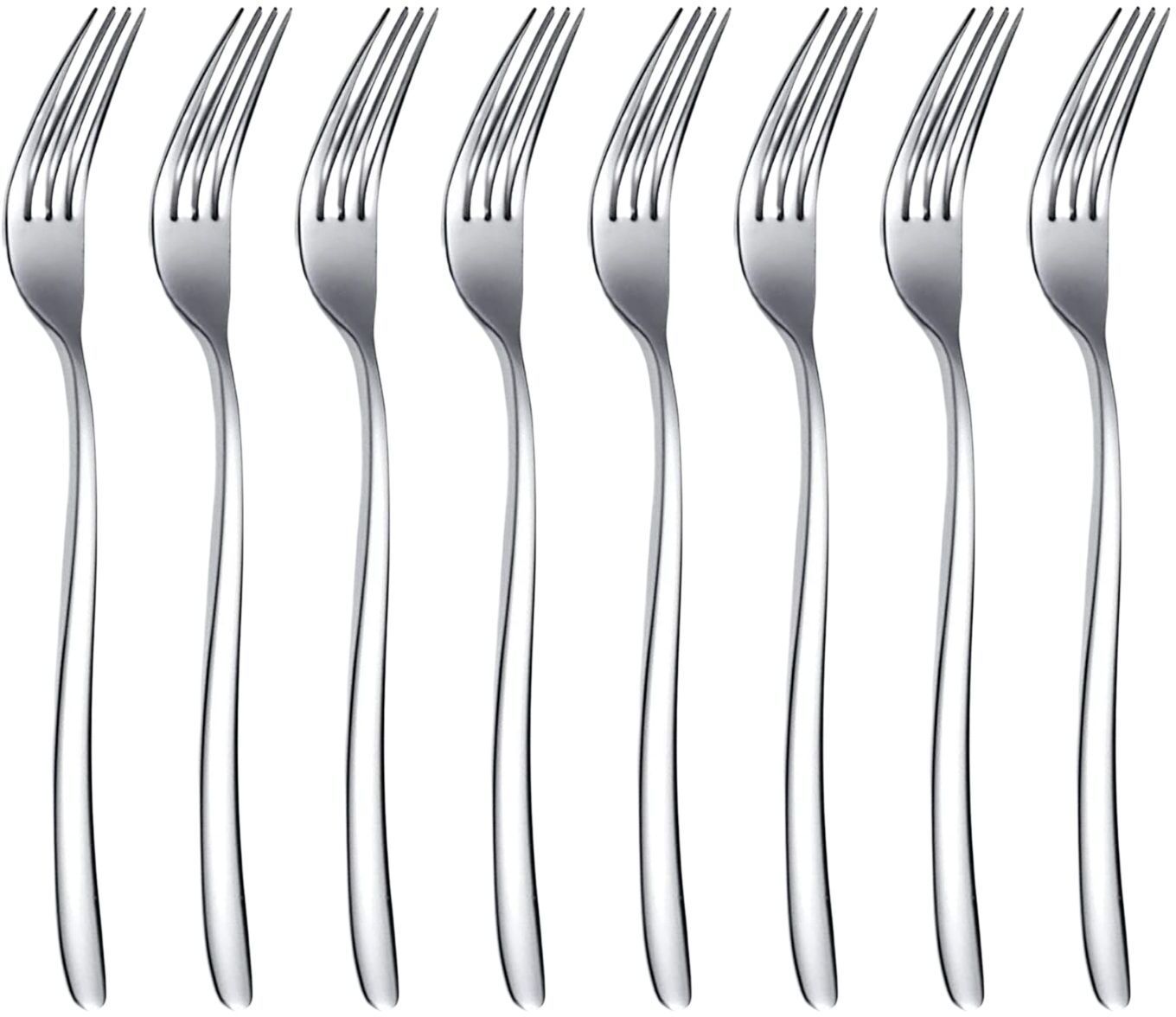 p-plus international Food Grade Stainless Steel Silverware Table Flatware Forks, Dishwasher Safe Stainless Steel Dinner Fork Set-picture-35