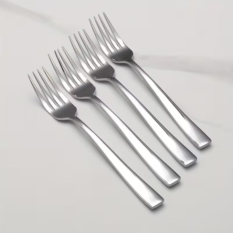 Dinner Fork Set of 4 Stainless Steel Dinner Fork Set-image-6