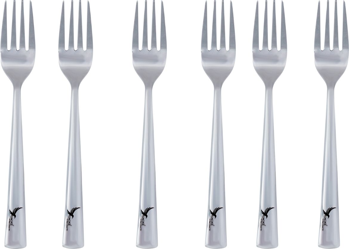 SNOKE® Stainless steel dinner/table forks , pack of 6 Stainless Steel Fruit Fork, Salad Fork, Serving Fork, Dinner Fork Set-image-44
