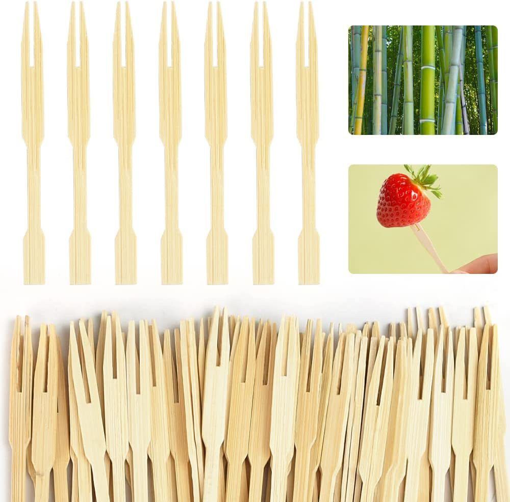 Disposable Wooden Fruit Fork Set-image-42