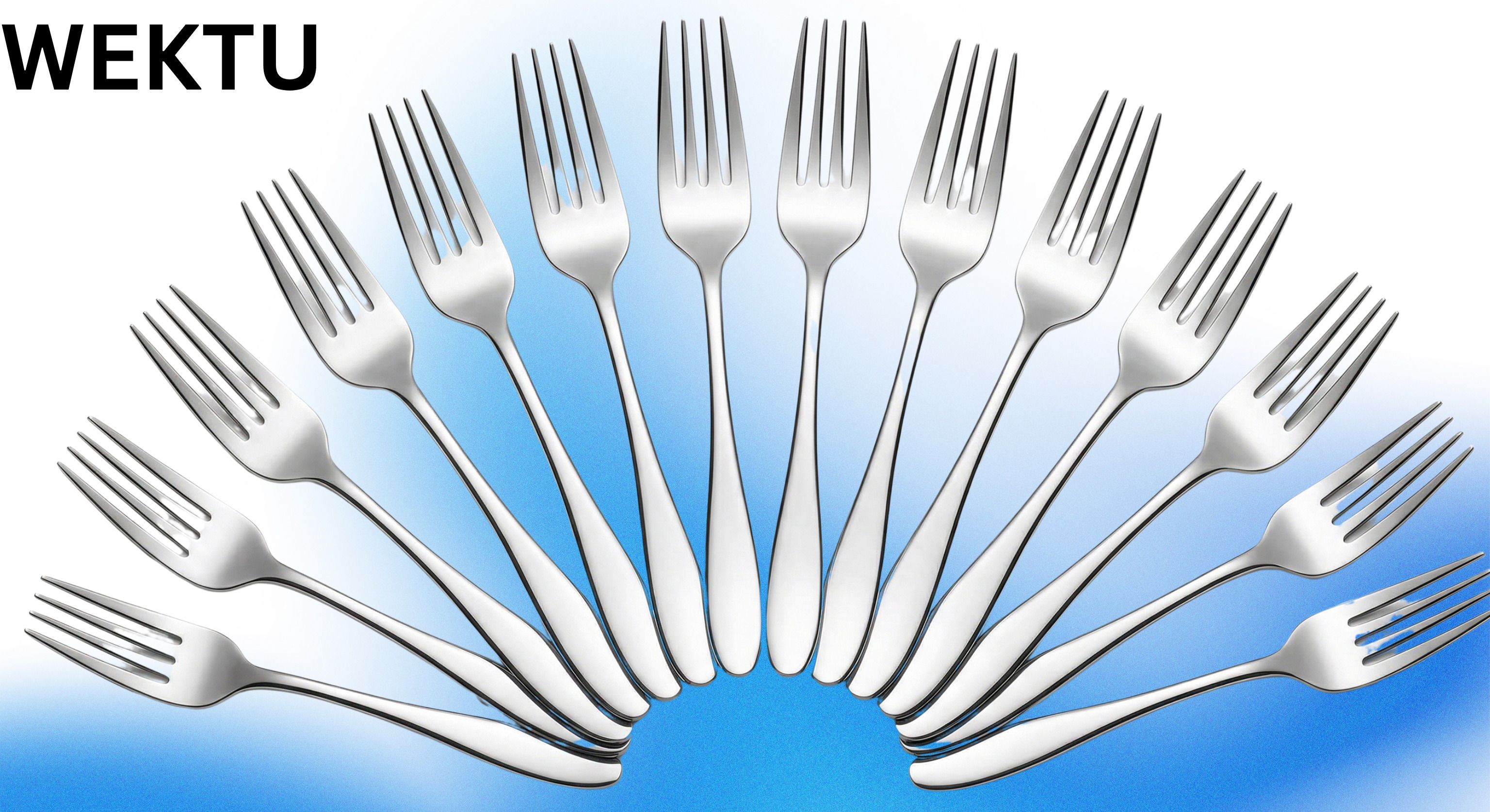 Premium Mirror Finish Stainless Steel Dinner Fork Set - Pack of 12/05 Stainless Steel Fruit Fork Set-image-46