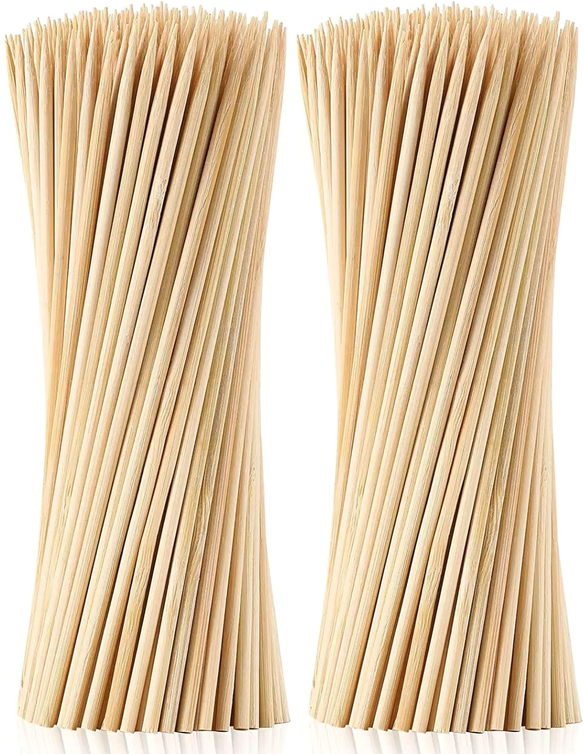 indikonb Multipurpose Bamboo Craft & Grill Picks for DIY & Kitchen Disposable Wooden Roast Fork-picture-12