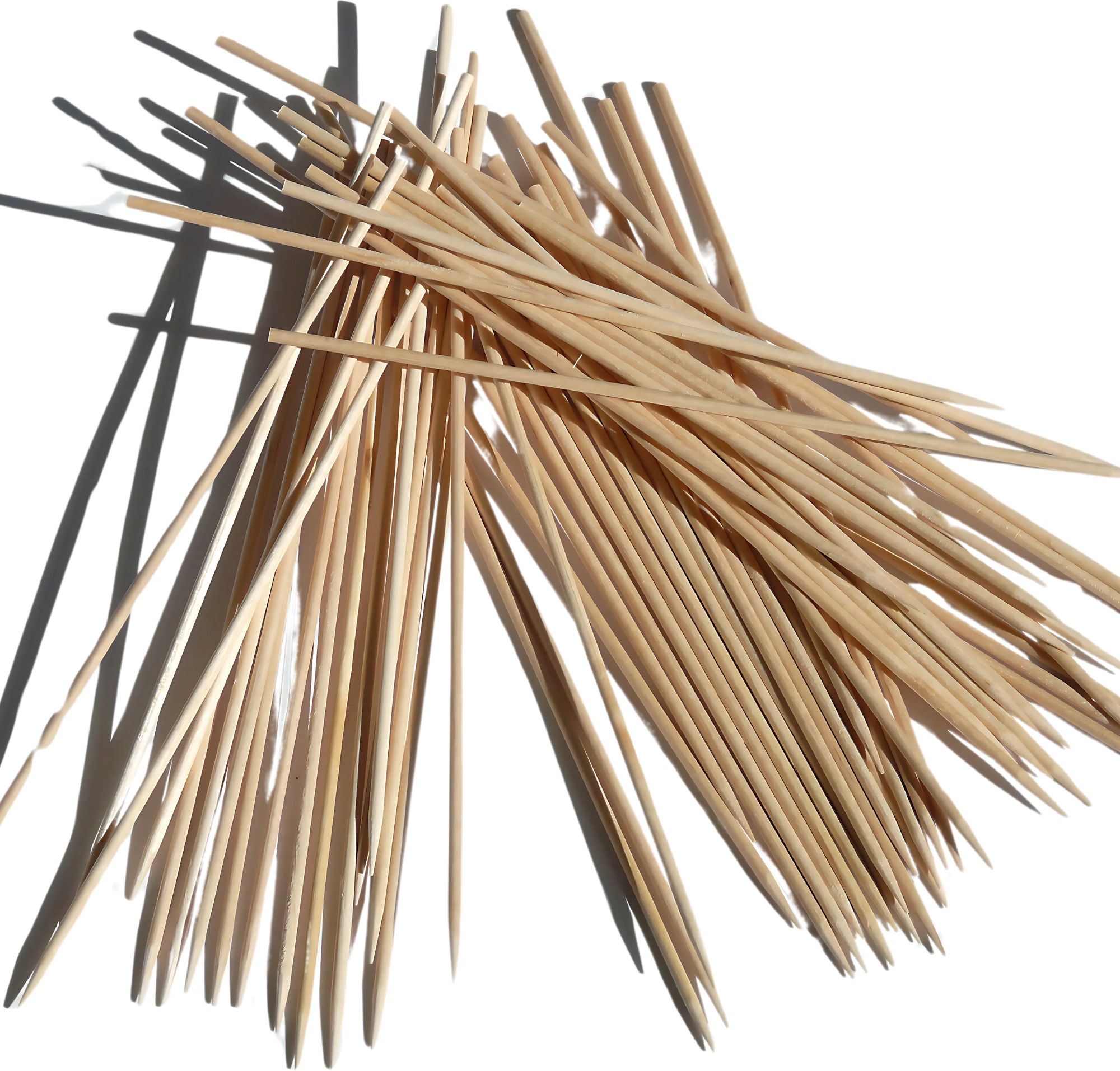 Bamboo Skewers Sticks [12 inch-5mm]|BBQ Stick for Grilling Kebab, Satay & Paneer Disposable Wooden Fruit Fork Set-image-20