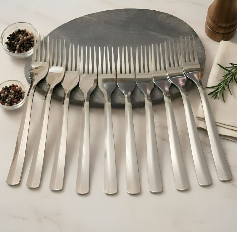 Premium Dining Forks | Durable & Rust-Resistant Tableware Stainless Steel Dinner Fork Set-image-8