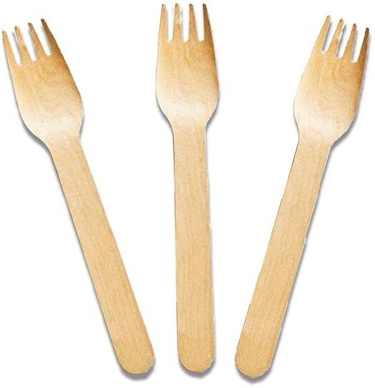 packveda Disposable Wooden Serving Fork-picture-2