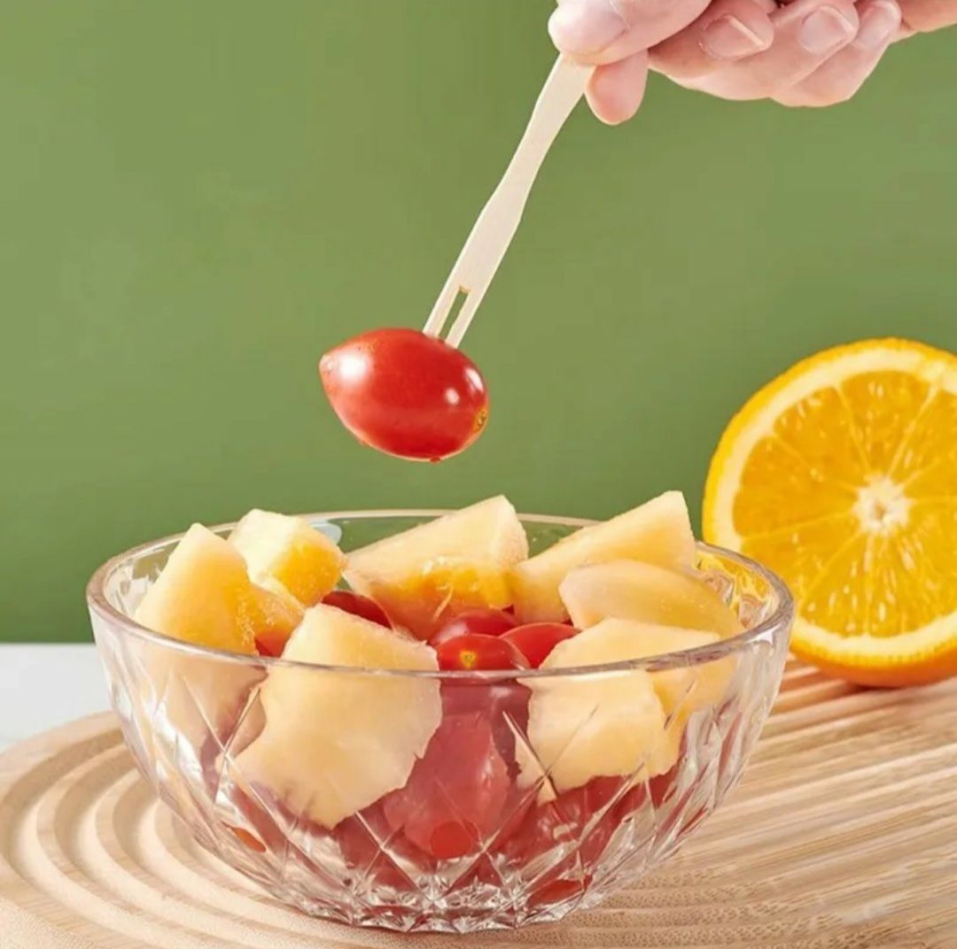 Disposable Wooden Fruit Fork Disposable Wooden Fruit Fork-image-18