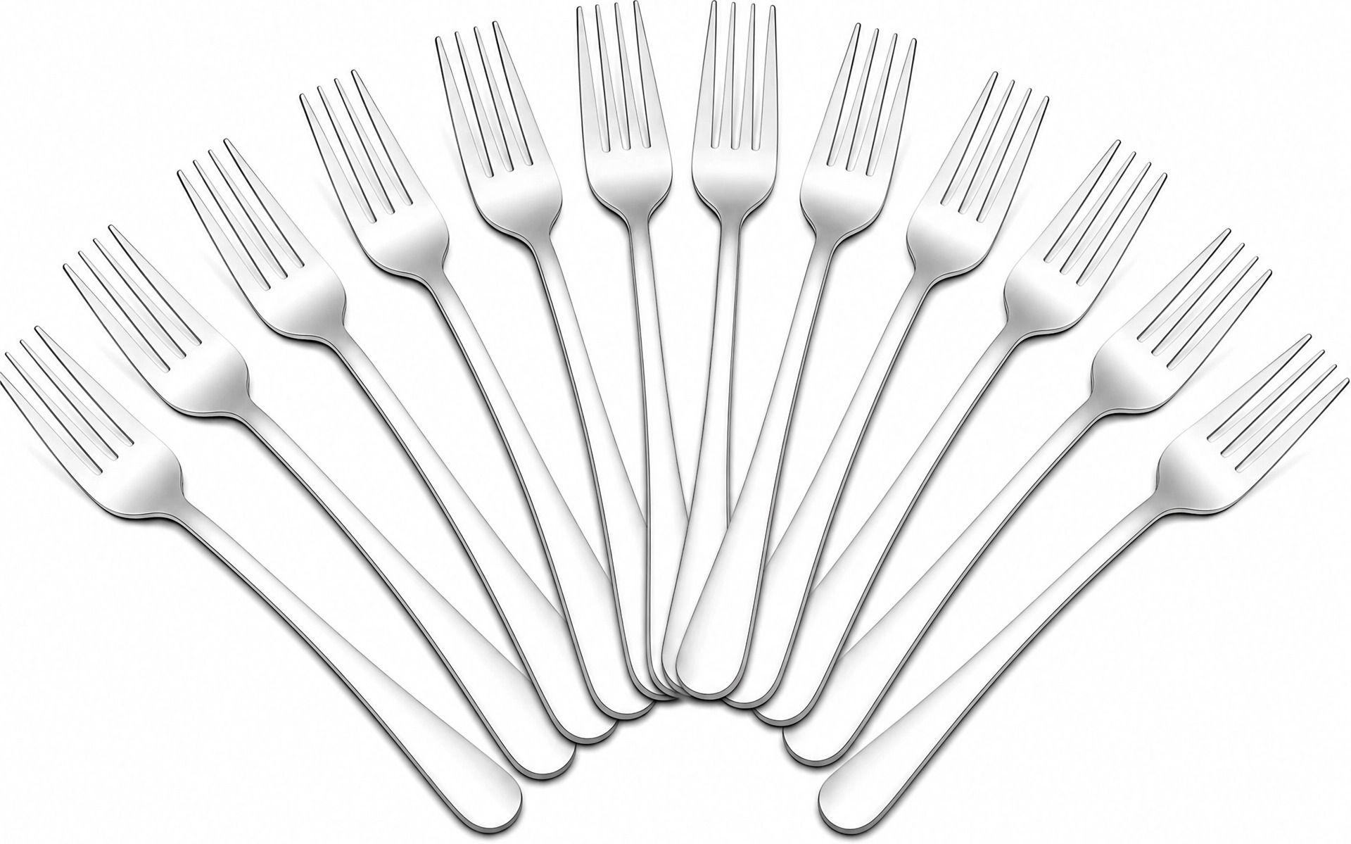 rj global enterprises RJ Stainless Steel Dinner Fork Set of 12 Stainless Steel Dessert Fork, Dinner Fork Set-picture-11
